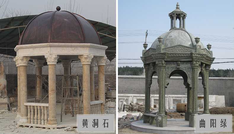 歐式景觀亭子，石雕大理石亭子，河北涼亭廠家